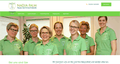 Desktop Screenshot of nadja-palm.de